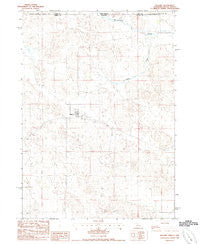 Kilgore Nebraska Historical topographic map, 1:24000 scale, 7.5 X 7.5 Minute, Year 1985