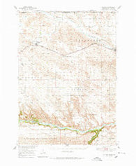 Kilgore Nebraska Historical topographic map, 1:62500 scale, 15 X 15 Minute, Year 1950