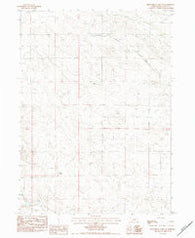 Kilpatrick Lake NE Nebraska Historical topographic map, 1:24000 scale, 7.5 X 7.5 Minute, Year 1983