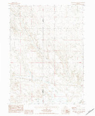 Kilpatrick Lake NW Nebraska Historical topographic map, 1:24000 scale, 7.5 X 7.5 Minute, Year 1983