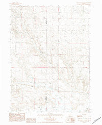 Kilpatrick Lake NW Nebraska Historical topographic map, 1:24000 scale, 7.5 X 7.5 Minute, Year 1983