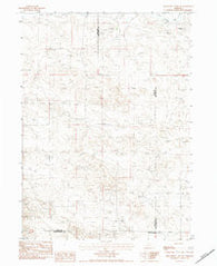Kilpatrick Lake SW Nebraska Historical topographic map, 1:24000 scale, 7.5 X 7.5 Minute, Year 1983
