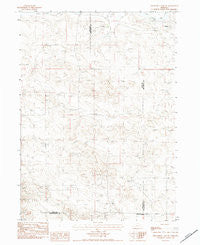 Kilpatrick Lake SW Nebraska Historical topographic map, 1:24000 scale, 7.5 X 7.5 Minute, Year 1983