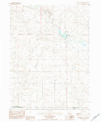 Kilpatrick Lake Nebraska Historical topographic map, 1:24000 scale, 7.5 X 7.5 Minute, Year 1983