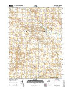 Kilpatrick Lake Nebraska Current topographic map, 1:24000 scale, 7.5 X 7.5 Minute, Year 2014