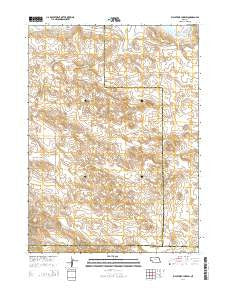 Kilpatrick Lake SW Nebraska Current topographic map, 1:24000 scale, 7.5 X 7.5 Minute, Year 2014
