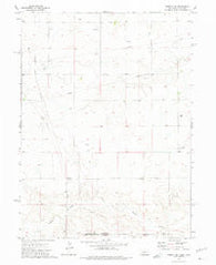 Kimball SE Nebraska Historical topographic map, 1:24000 scale, 7.5 X 7.5 Minute, Year 1972