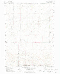 Kimball SE Nebraska Historical topographic map, 1:24000 scale, 7.5 X 7.5 Minute, Year 1972