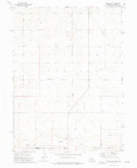 Kimball SW Nebraska Historical topographic map, 1:24000 scale, 7.5 X 7.5 Minute, Year 1972