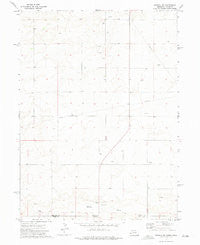 Kimball SW Nebraska Historical topographic map, 1:24000 scale, 7.5 X 7.5 Minute, Year 1972
