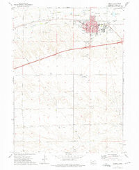Kimball Nebraska Historical topographic map, 1:24000 scale, 7.5 X 7.5 Minute, Year 1972