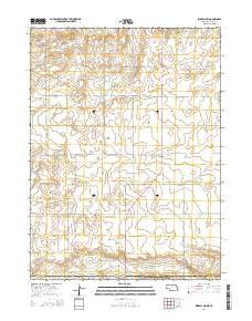 Kimball SW Nebraska Current topographic map, 1:24000 scale, 7.5 X 7.5 Minute, Year 2014