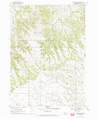 Kings Canyon Nebraska Historical topographic map, 1:24000 scale, 7.5 X 7.5 Minute, Year 1970