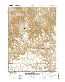 Kings Canyon Nebraska Current topographic map, 1:24000 scale, 7.5 X 7.5 Minute, Year 2014