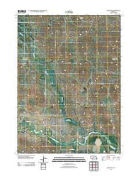 Koshopah Nebraska Historical topographic map, 1:24000 scale, 7.5 X 7.5 Minute, Year 2011