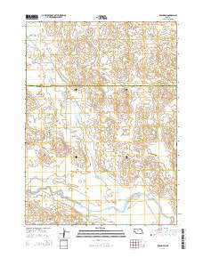 Koshopah Nebraska Current topographic map, 1:24000 scale, 7.5 X 7.5 Minute, Year 2014