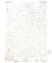 Krause Lake West Nebraska Historical topographic map, 1:24000 scale, 7.5 X 7.5 Minute, Year 1989