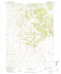 Kyle Creek Nebraska Historical topographic map, 1:24000 scale, 7.5 X 7.5 Minute, Year 1980