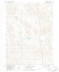 Lake George Nebraska Historical topographic map, 1:24000 scale, 7.5 X 7.5 Minute, Year 1982