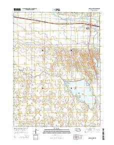 Lake Maloney Nebraska Current topographic map, 1:24000 scale, 7.5 X 7.5 Minute, Year 2014