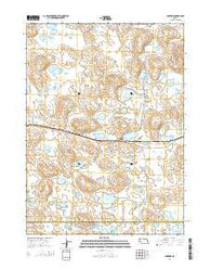 Lakeside Nebraska Current topographic map, 1:24000 scale, 7.5 X 7.5 Minute, Year 2014