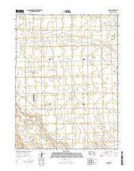 Lamar Nebraska Current topographic map, 1:24000 scale, 7.5 X 7.5 Minute, Year 2014