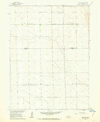 Lamar NW Nebraska Historical topographic map, 1:24000 scale, 7.5 X 7.5 Minute, Year 1961