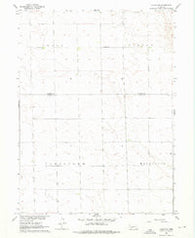 Lamar NW Nebraska Historical topographic map, 1:24000 scale, 7.5 X 7.5 Minute, Year 1961