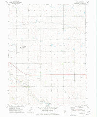 Lamar Nebraska Historical topographic map, 1:24000 scale, 7.5 X 7.5 Minute, Year 1973