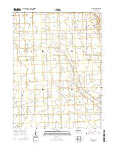 Lamar NW Nebraska Current topographic map, 1:24000 scale, 7.5 X 7.5 Minute, Year 2014