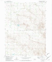 Lambs Lake NE Nebraska Historical topographic map, 1:24000 scale, 7.5 X 7.5 Minute, Year 1982