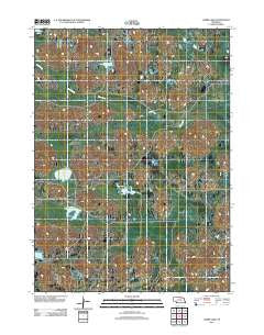 Lambs Lake Nebraska Historical topographic map, 1:24000 scale, 7.5 X 7.5 Minute, Year 2011