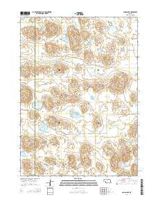 Lambs Lake Nebraska Current topographic map, 1:24000 scale, 7.5 X 7.5 Minute, Year 2014