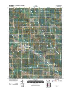 Laurel Nebraska Historical topographic map, 1:24000 scale, 7.5 X 7.5 Minute, Year 2011