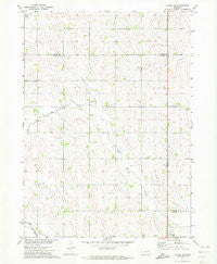 Laurel SE Nebraska Historical topographic map, 1:24000 scale, 7.5 X 7.5 Minute, Year 1971