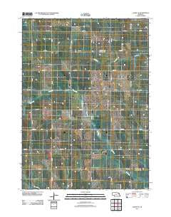 Laurel SE Nebraska Historical topographic map, 1:24000 scale, 7.5 X 7.5 Minute, Year 2011