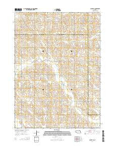 Laurel SE Nebraska Current topographic map, 1:24000 scale, 7.5 X 7.5 Minute, Year 2014