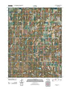 Lawrence Nebraska Historical topographic map, 1:24000 scale, 7.5 X 7.5 Minute, Year 2011