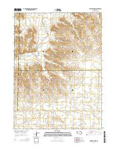 Lawrence Fork Nebraska Current topographic map, 1:24000 scale, 7.5 X 7.5 Minute, Year 2014