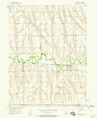 Lebanon Nebraska Historical topographic map, 1:24000 scale, 7.5 X 7.5 Minute, Year 1957