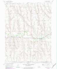 Lebanon Nebraska Historical topographic map, 1:24000 scale, 7.5 X 7.5 Minute, Year 1957