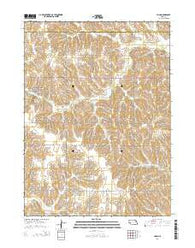 Leigh Nebraska Current topographic map, 1:24000 scale, 7.5 X 7.5 Minute, Year 2014