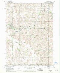 Leigh Nebraska Historical topographic map, 1:24000 scale, 7.5 X 7.5 Minute, Year 1966
