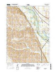 Leshara Nebraska Current topographic map, 1:24000 scale, 7.5 X 7.5 Minute, Year 2014