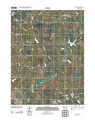Lewiston Nebraska Historical topographic map, 1:24000 scale, 7.5 X 7.5 Minute, Year 2011