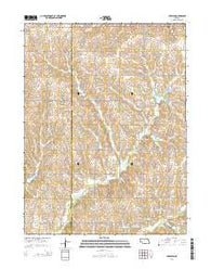 Lewiston Nebraska Current topographic map, 1:24000 scale, 7.5 X 7.5 Minute, Year 2014
