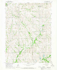 Lewiston Nebraska Historical topographic map, 1:24000 scale, 7.5 X 7.5 Minute, Year 1965