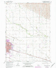 Lexington East Nebraska Historical topographic map, 1:24000 scale, 7.5 X 7.5 Minute, Year 1962
