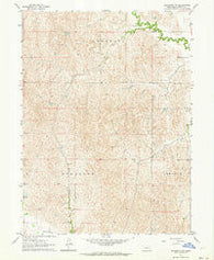 Lexington NW Nebraska Historical topographic map, 1:24000 scale, 7.5 X 7.5 Minute, Year 1962