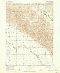 Lexington SE Nebraska Historical topographic map, 1:24000 scale, 7.5 X 7.5 Minute, Year 1962